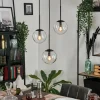 hofstein Suspension - Verre Gastor Clair, 3 lumières* Lampes En Verre