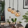 hofstein Suspension - Verre Gastor Ambre, 3 lumières* Lampes En Verre