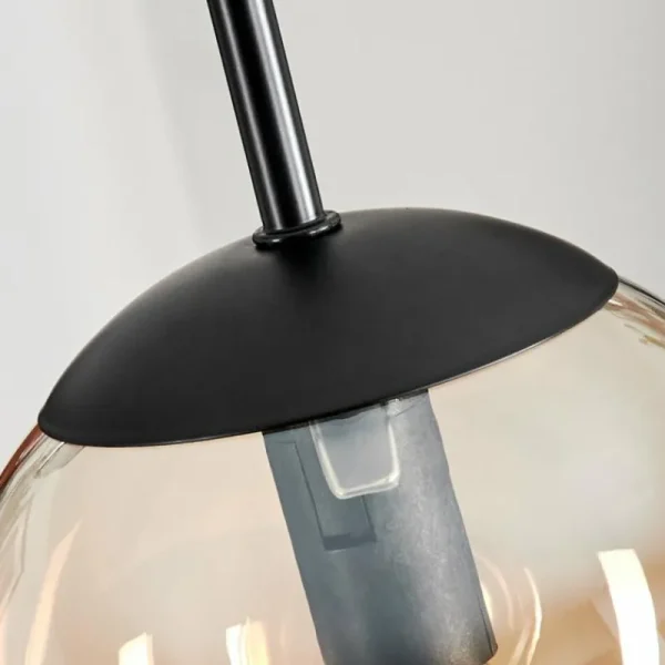 hofstein Suspension - Verre Gastor Ambre, 1 lumière* Lampes En Verre