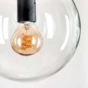 hofstein Suspension - Verre Gastor Clair, 3 lumières* Lampes En Verre