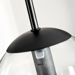 hofstein Suspension - Verre Gastor Noir, 1 lumière* Lampes En Verre
