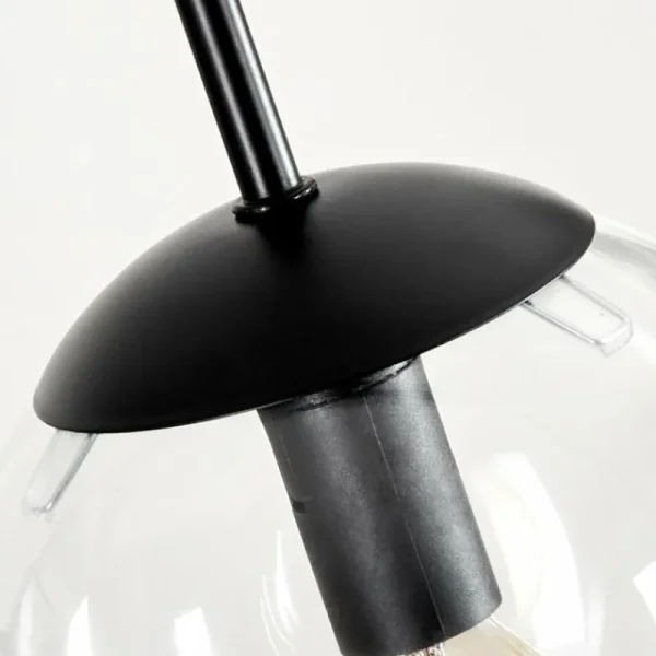hofstein Suspension - Verre Gastor Clair, 4 lumières* Lampes En Verre
