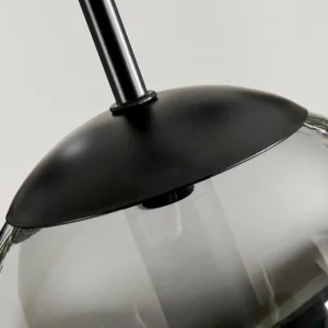 hofstein Suspension - Verre Gastor Fumé, 3 lumières* Lampes Modernes