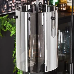 hofstein Suspension - Verre Parane Fumé, 3 lumières* Lampes Modernes
