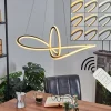 hofstein Suspension Zibreira LED Noir, 1 lumière, Télécommandes* Lampes Modernes