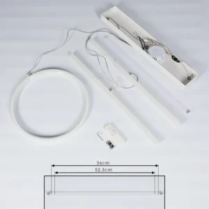 hofstein Suspension Alelua LED Blanc, 1 lumière, Télécommandes* Lampes Modernes