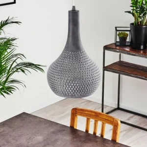 hofstein Suspension Alenhoven Gris, 1 lumière* Lampes Modernes