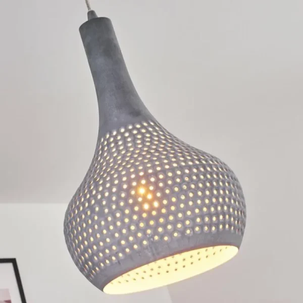 hofstein Suspension Alenhoven Gris, 1 lumière* Lampes Modernes
