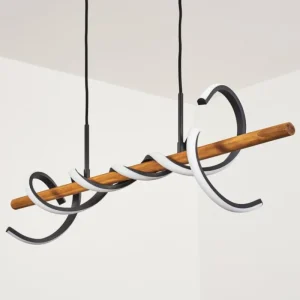 hofstein Suspension Alvarim LED Écru, Noir, 1 lumière* Lampes Modernes