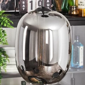hofstein Suspension Apedo Clair, Fumé, 3 lumières* Lampes Modernes