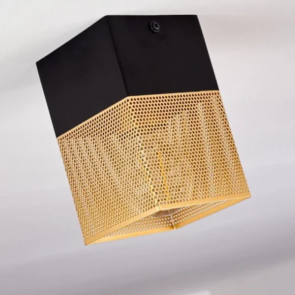 hofstein Suspension Armenie Laiton, Noir, 1 lumière* Lampes Modernes