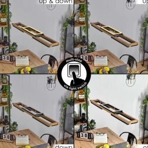hofstein Suspension Ayajasco LED Écru, Noir, 1 lumière* Lampes Modernes