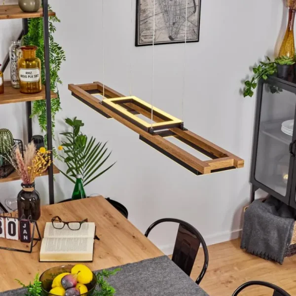 hofstein Suspension Ayajasco LED Écru, Noir, 1 lumière* Lampes Modernes