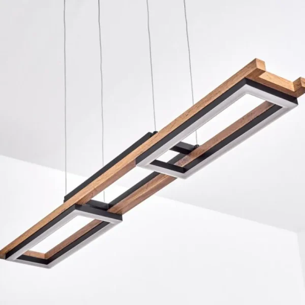 hofstein Suspension Ayajasco LED Écru, Noir, 1 lumière* Lampes Modernes
