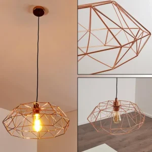 hofstein Suspension Badalucco Cuivre, 1 lumière* Lampes Modernes