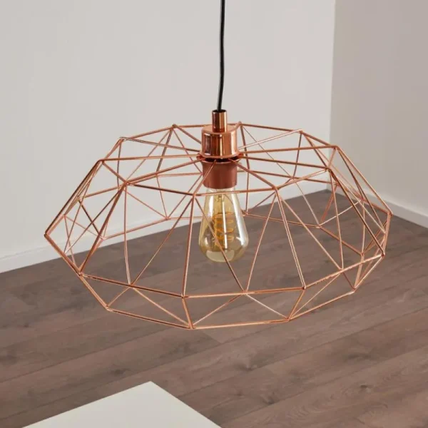 hofstein Suspension Badalucco Cuivre, 1 lumière* Lampes Modernes