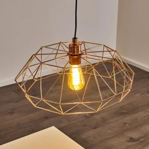 hofstein Suspension Badalucco Cuivre, 1 lumière* Lampes Modernes