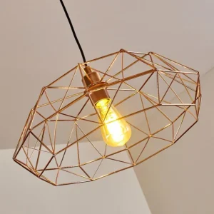 hofstein Suspension Badalucco Cuivre, 1 lumière* Lampes Modernes