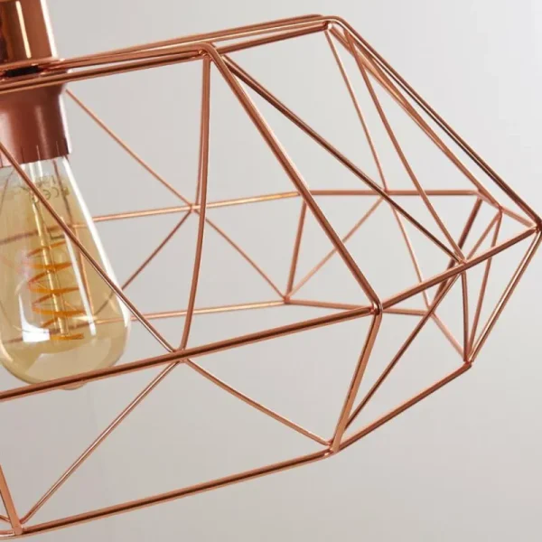 hofstein Suspension Badalucco Cuivre, 1 lumière* Lampes Modernes