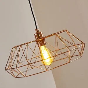 hofstein Suspension Badalucco Cuivre, 1 lumière* Lampes Modernes