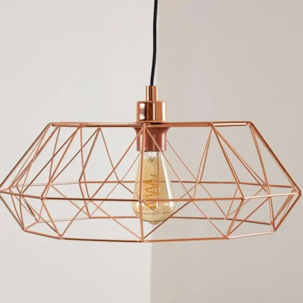 hofstein Suspension Badalucco Cuivre, 1 lumière* Lampes Modernes