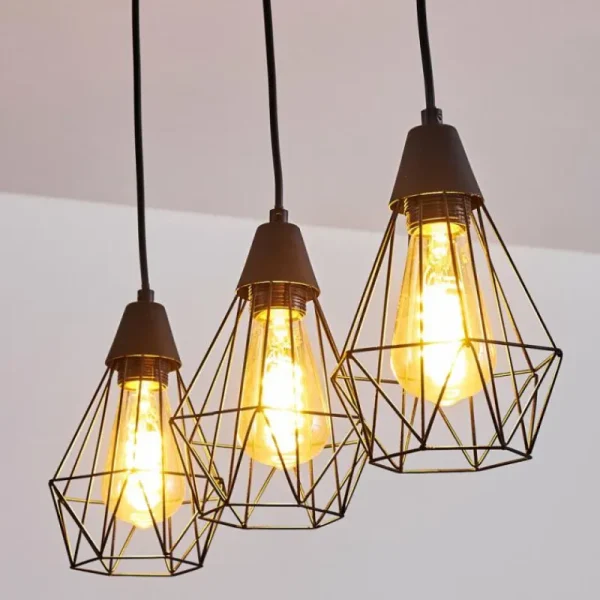 hofstein Suspension Baguio Noir, 3 lumières* Lampes Modernes