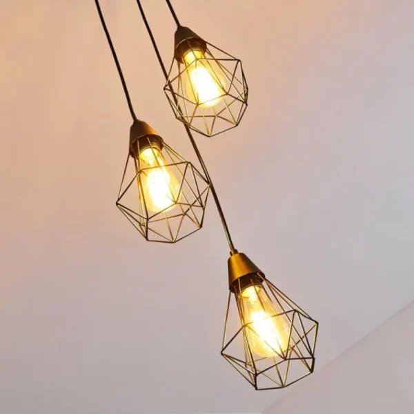 hofstein Suspension Baguio Noir, 3 lumières* Lampes Modernes