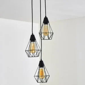 hofstein Suspension Baguio Noir, 3 lumières* Lampes Modernes
