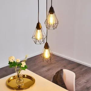 hofstein Suspension Baguio Noir, 3 lumières* Lampes Modernes