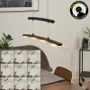 hofstein Suspension Balcairn LED Noir, 4 lumières* Lampes En Verre