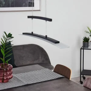 hofstein Suspension Balcairn LED Noir, 4 lumières* Lampes En Verre