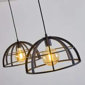 hofstein Suspension Ballarat Noir, 2 lumières* Lampes Modernes
