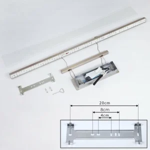 hofstein Suspension Barrud LED Argenté, 1 lumière* Lampes En Verre