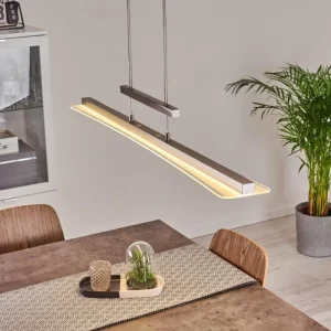 hofstein Suspension Barrud LED Argenté, 1 lumière* Lampes En Verre