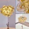 hofstein Suspension Barstow Chrome, 8 lumières* Lampes En Verre