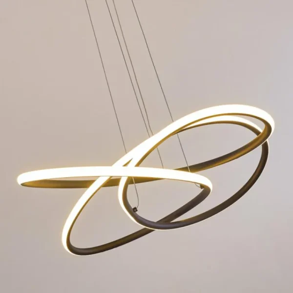 hofstein Suspension Belgorod LED Noir, 1 lumière* Lampes Modernes