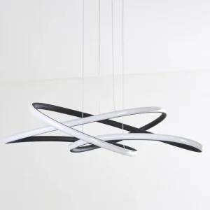 hofstein Suspension Belgorod LED Noir, 1 lumière* Lampes Modernes