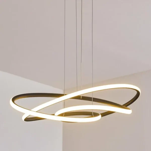 hofstein Suspension Belgorod LED Noir, 1 lumière* Lampes Modernes