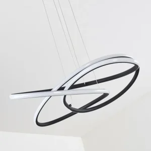 hofstein Suspension Belgorod LED Noir, 1 lumière* Lampes Modernes