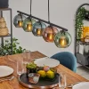 hofstein Suspension Belp Noir, 5 lumières* Lampes En Verre