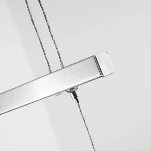 hofstein Suspension Bolonda LED Nickel mat, 3 lumières* Lampes En Verre