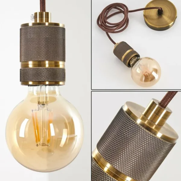 hofstein Suspension Borex Laiton, 1 lumière* Lampes Modernes
