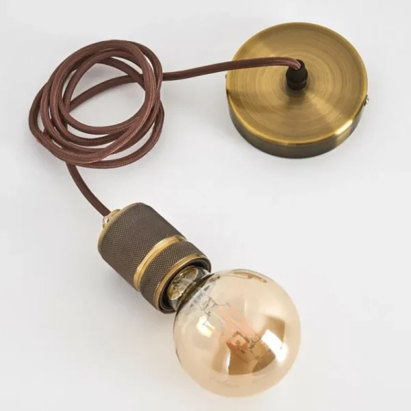 hofstein Suspension Borex Laiton, 1 lumière* Lampes Modernes