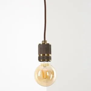hofstein Suspension Borex Laiton, 1 lumière* Lampes Modernes