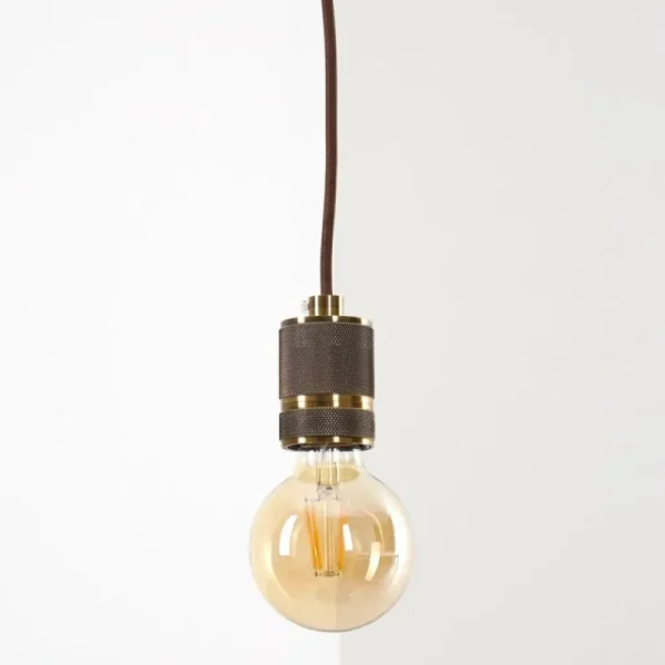 hofstein Suspension Borex Laiton, 1 lumière* Lampes Modernes