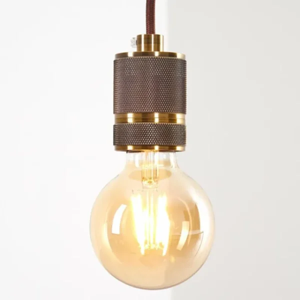 hofstein Suspension Borex Laiton, 1 lumière* Lampes Modernes