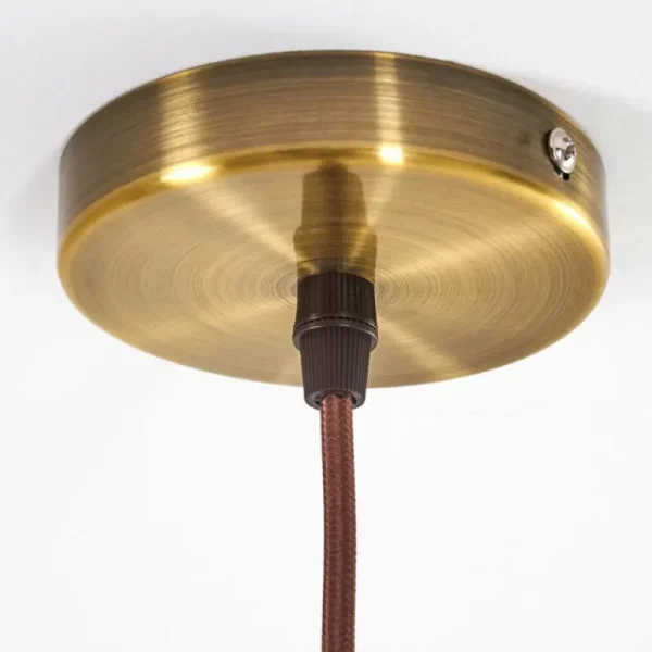 hofstein Suspension Borex Laiton, 1 lumière* Lampes Modernes
