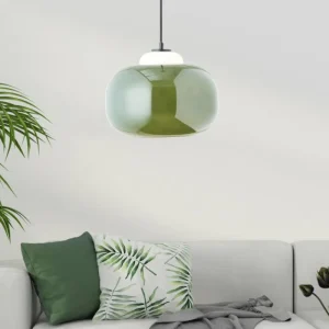 Luminaires Brilliant Suspension Brilliant Blop Noir, 1 lumière* Lampes En Verre