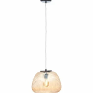 Luminaires Brilliant Suspension Brilliant Kaizen Noir, 1 lumière* Lampes En Verre