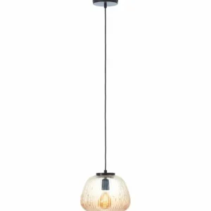 Luminaires Brilliant Suspension Brilliant Kaizen Noir, 1 lumière* Lampes En Verre